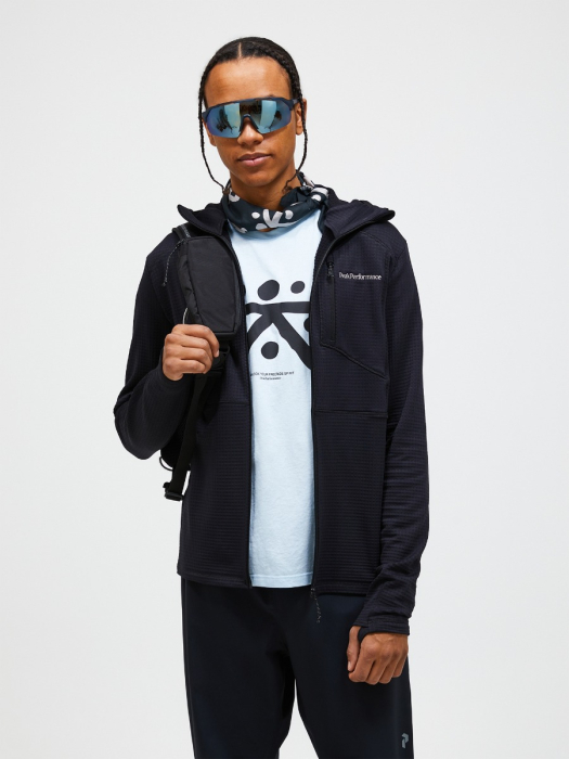 Peak Performance Trail Polartec® Power Grid™ Zip Hood Men Model Peak Performance Trail Polartec® Power Grid™ Zip Hood Men Model
