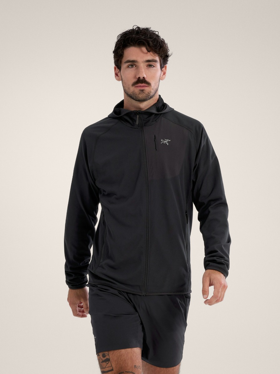 Delta Hoody M Arc'teryx - Taglia: M , S , L , Xl - Male - Mid-layers - Nero / Black